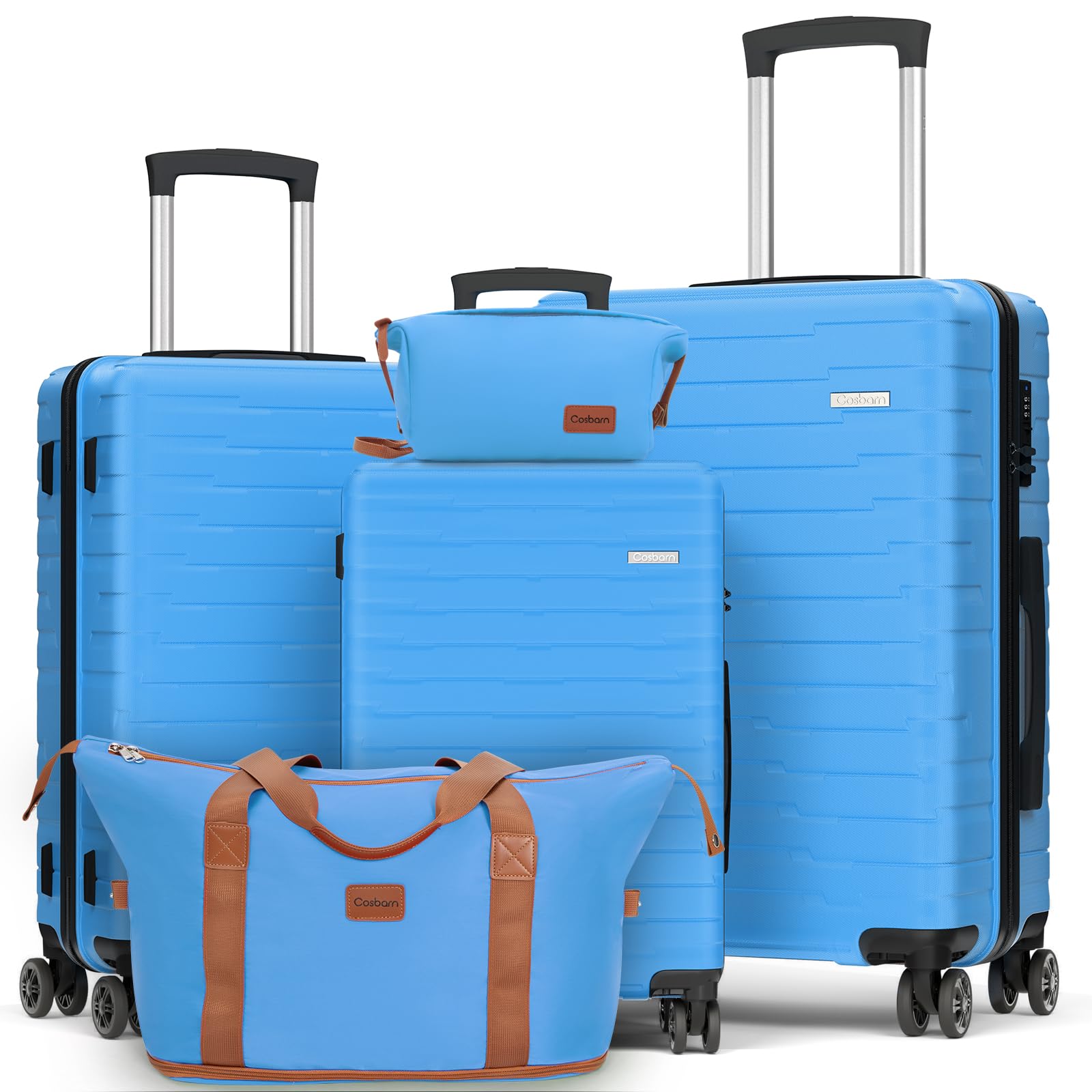 Luggage Sets 5 Piece Suitcases with