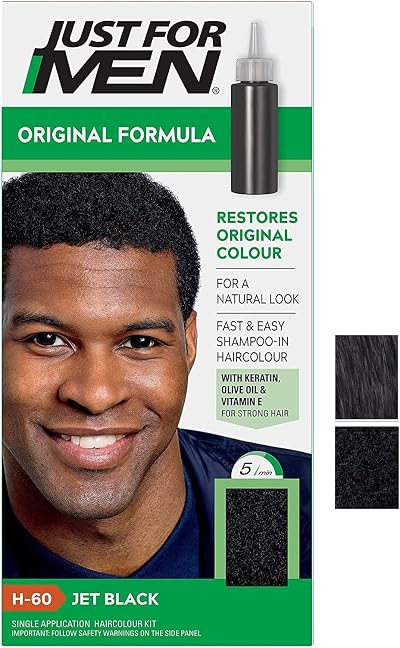 Just For Men Original Formula Jet Black H60 Hair Dye 5 Minute
