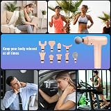 cotsoco Massage Gun Deep Tissue with Heated Head 20 Speeds Pink view 8