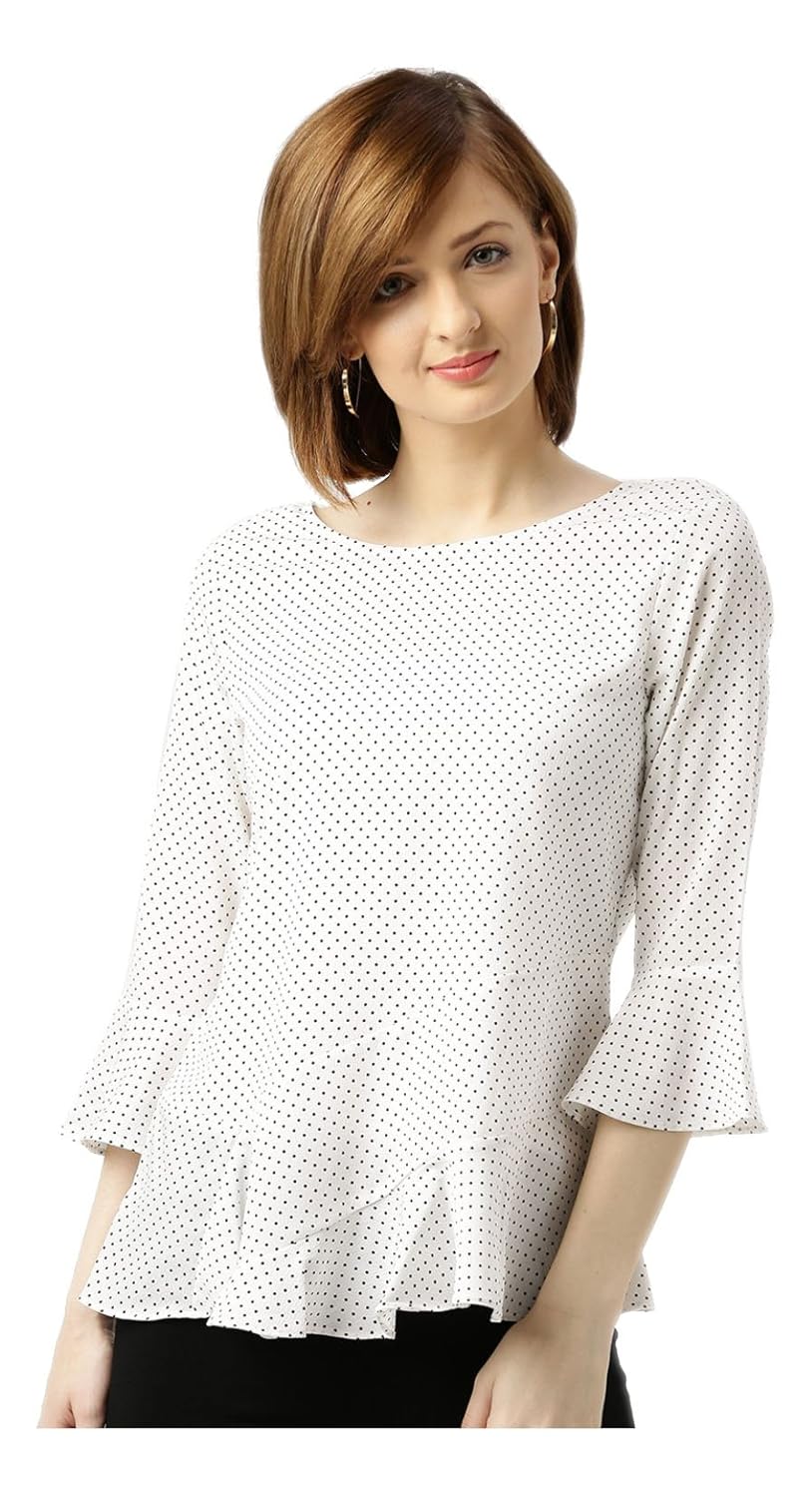 marie claire women's top (mc10137b--xs, white, x-small)
