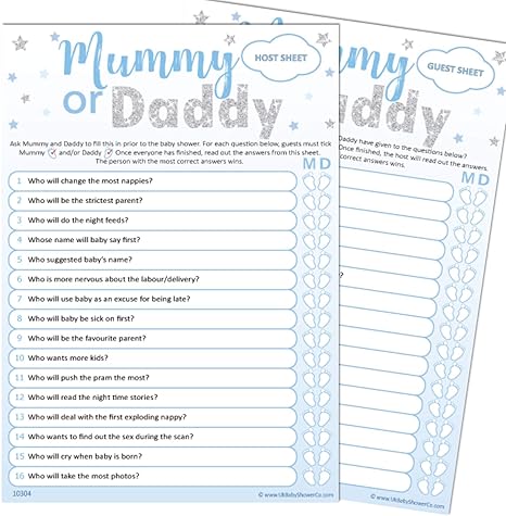 Baby Shower Pass The Parcel Questions / Free Printable Baby Shower Games My Practical Baby ...