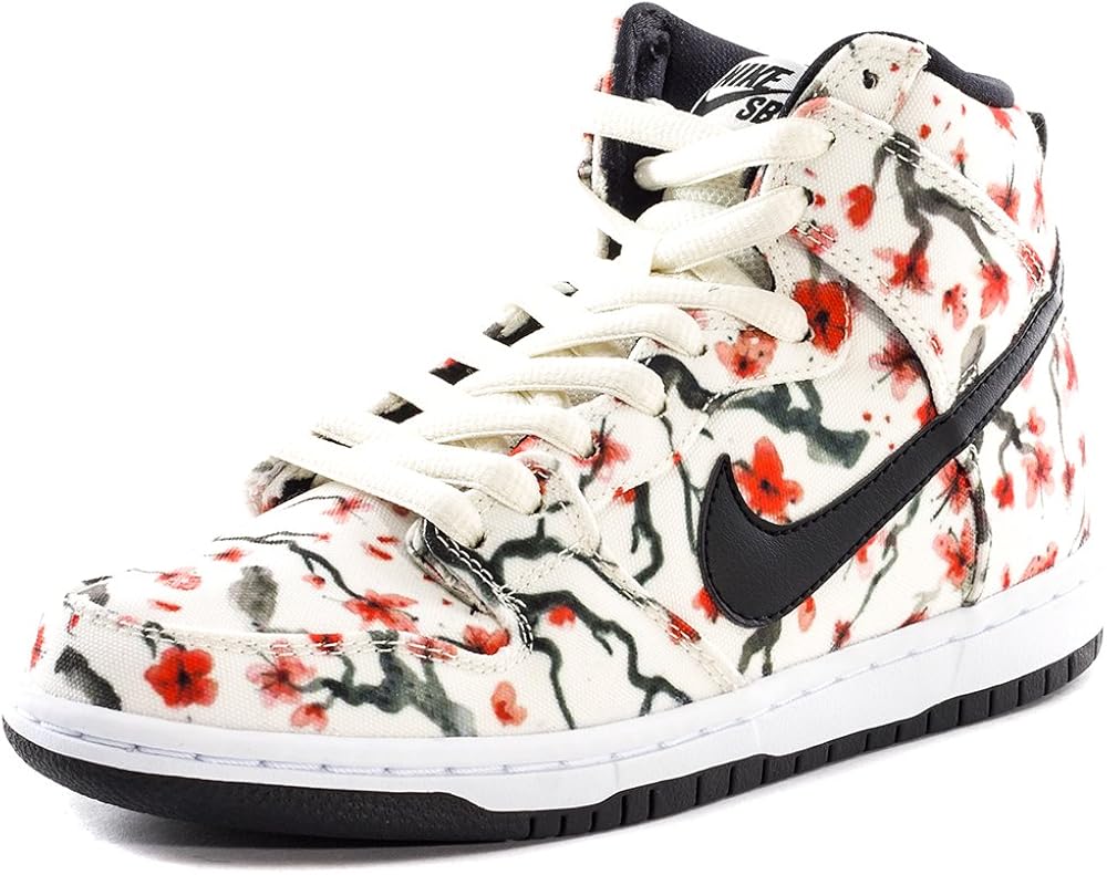 Amazon.com | Nike Men's Dunk High Pro SB, CHERRY BLOSSOM-SAIL/BLACK-LIGHT CRIMSON-WHITE, 4.5 M 