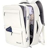 BALEINE Travel Backpack for Women Men, Large Sturdy Carry On Laptop Backpack Gifts for Business, Casual, Weekender, Hiking (Large, Beige)