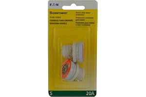 Eaton Bussmann Series S 20 Amp, 125 Vac and IR 10 kA, Retail Pack - 2 Pieces