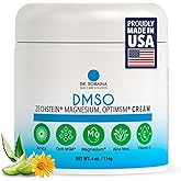 Dr. Robaina DMSO Cream - 99.9% Pure DMSO Pharmaceutical Grade | Formula with Zechstein Magnesium, Arnica, Aloe Vera, Vitamin E - 4 oz