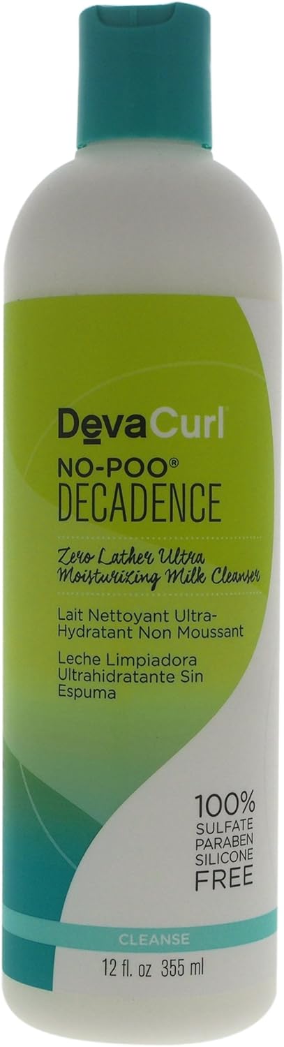 Deva Curl No-Poo Decadence, 12 oz, Cranberry, 355 ml (Pack of 1)