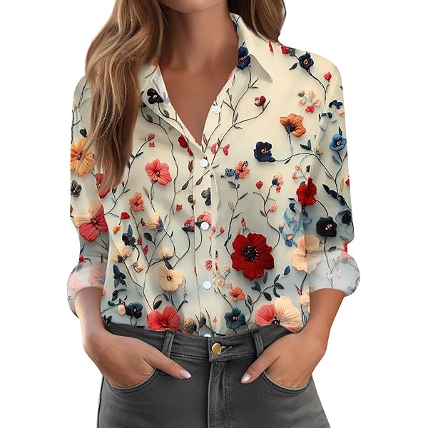 売れ筋商品|||イチ シャツ レディース トップス IHVERA - Button-down blouse - multi flower Cluise Floral Shirt | GUESS Factory