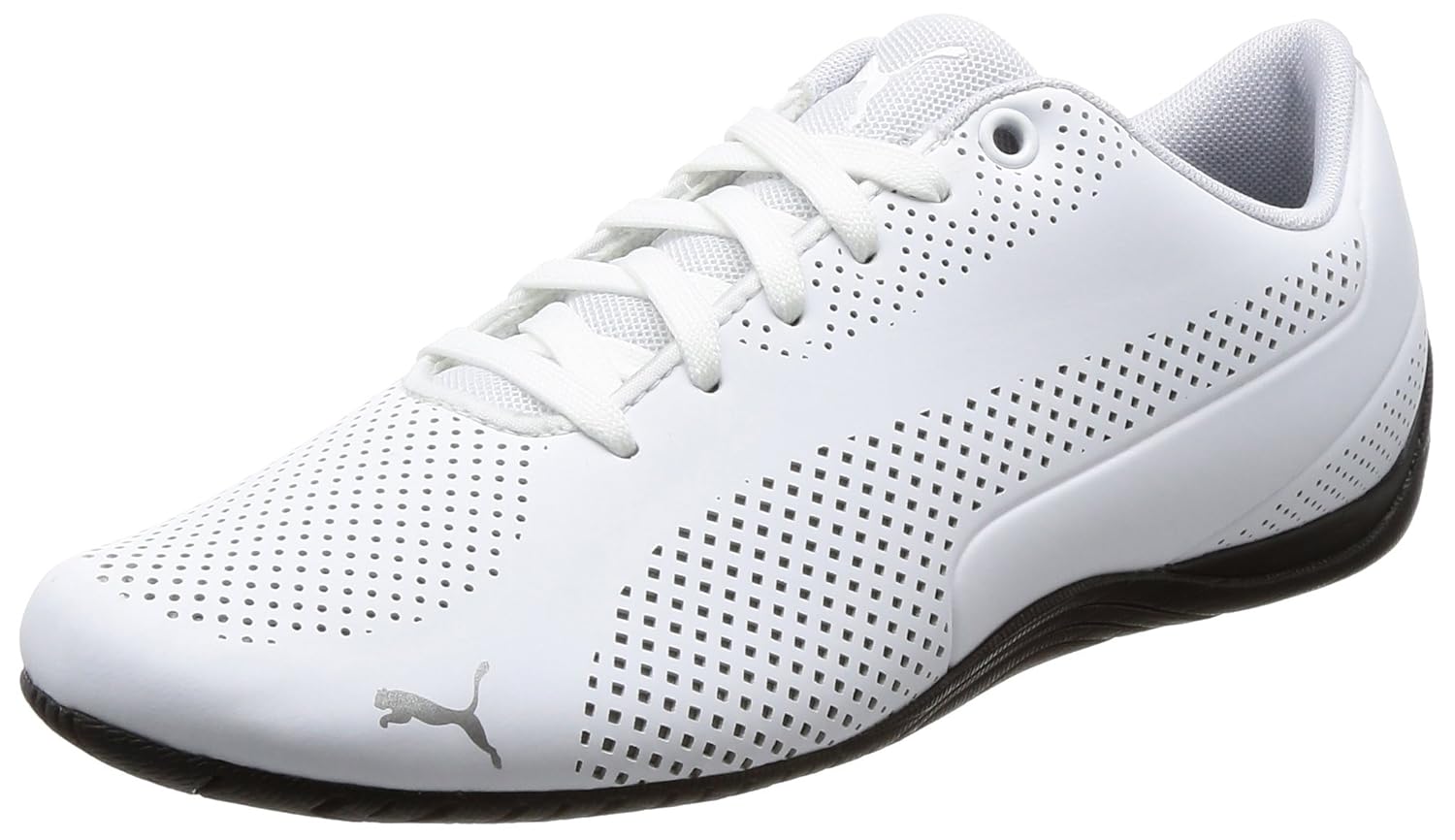 puma unisex drift cat ultra reflective white sneakers - 8 uk/india (42 eu)(36381403)