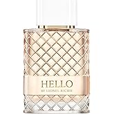 Lionel Richie Hello for Women - A Lush, Sweet, And Indulgent Fragrance - Light, Romantic Floral Chypre Eau De Toilette With Notes Of Pear And Jasmine - Fresh, Feminine, Long Lasting Scent - 3.4 oz