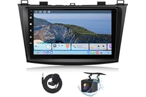 Eonon M3BLX6S 6+64GB Car Stereo Receiver for Mazda 3 2010-2013,Wireless CarPlay & Android Auto Headunit, 9" Touchscreen GPS Navigation,Bluetooth,AM/FM,SWC