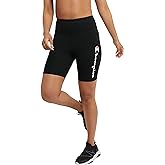 Champion Women's Bike Shorts, Authentic, Moisture Wicking, Bikers Shorts for Women, 7" (Plus Size Available)