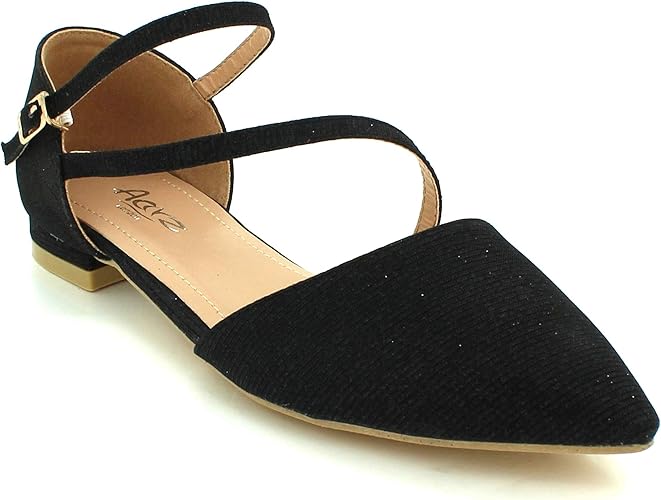 flat black evening shoes uk