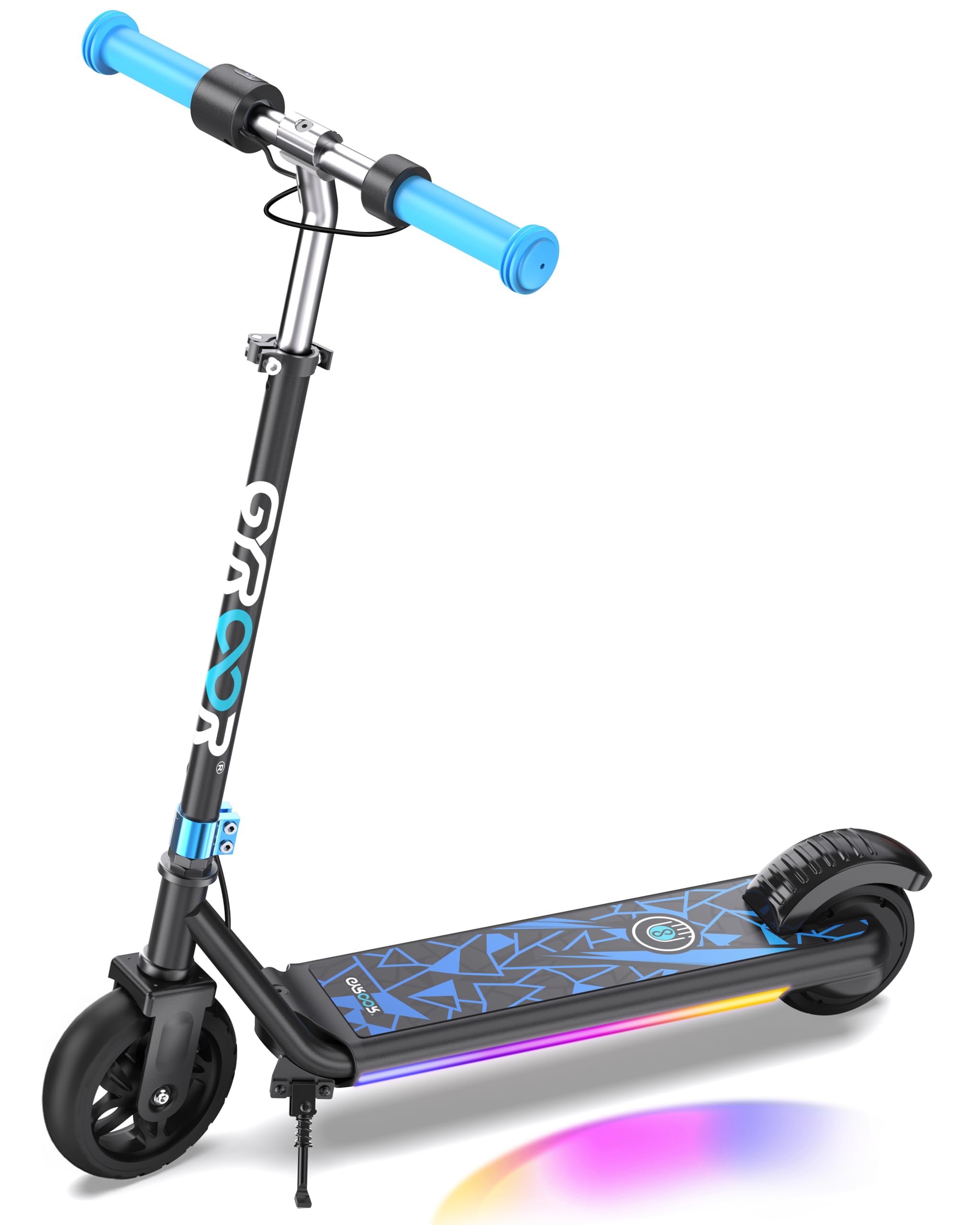 Gyroor H30 Max Electric Scooter for Kids, 150W Powerful Motor, Dual Brake System, LED Display, Adjustable Height & Speed, Best Gifts for Kids Image
