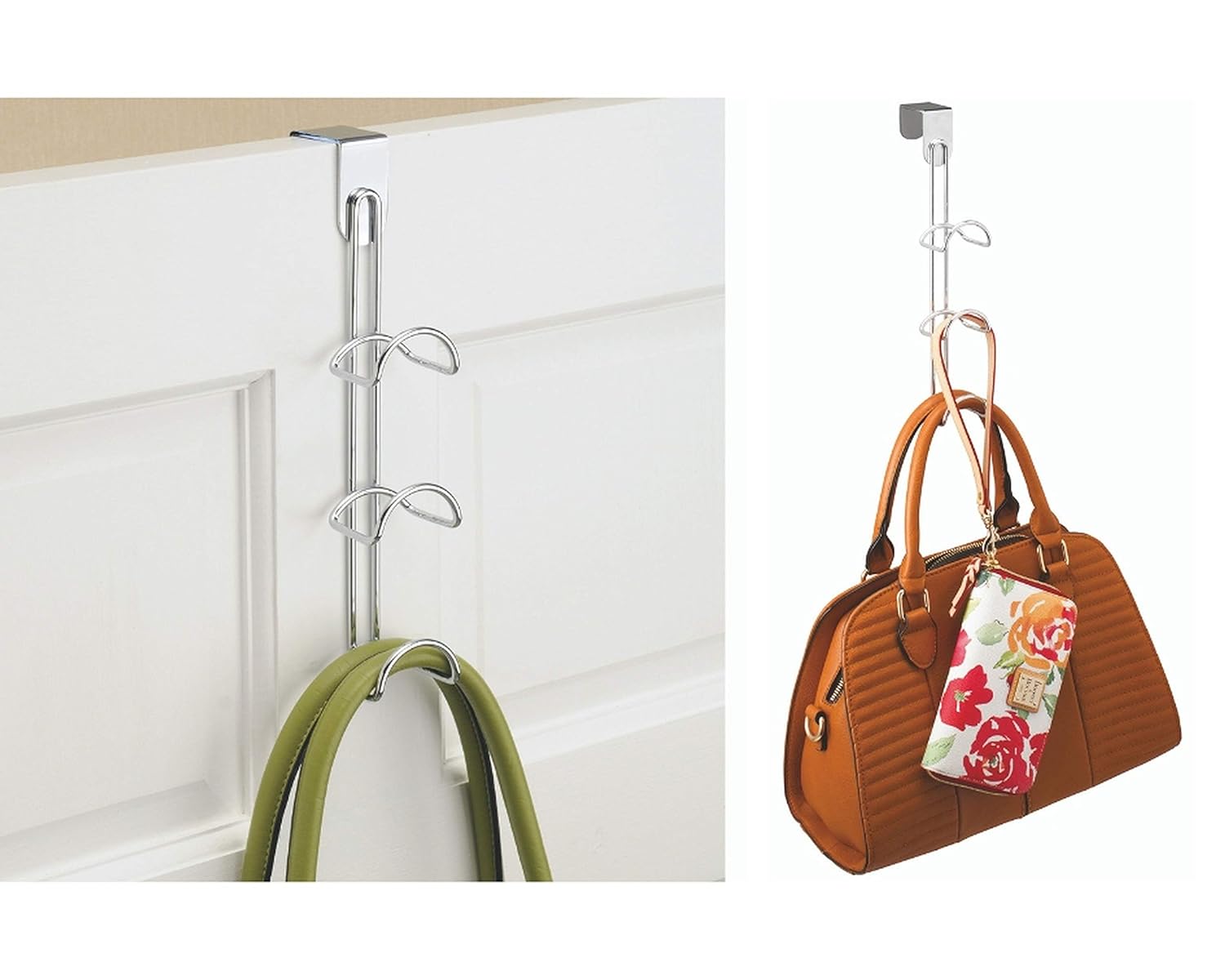 InterDesign Classico Colgador de Bolsos para Puerta, Percha de Metal InterDesign Classico Colgador de Bolsos para Puerta, Percha de Metal