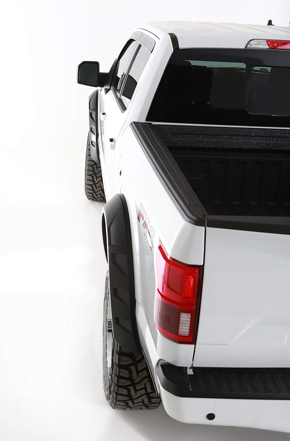 fender flares for ford f250 on Amazon Com Bushwacker 20958 02 Drt Style Fender Flares Front And Rear For 2018 2020 Ford F 150 Automotive