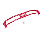 BMR Suspension Strut Tower Brace, Tubular, Steel, Red Powder Coat, compatible Chevy Camaro 2011-15, Each