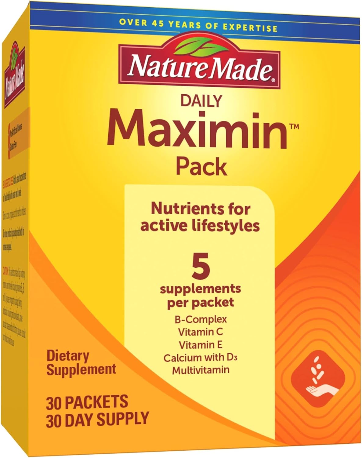 Nature Made Maximin Pack - Vitamins for Active Lifestyles, 30 Day Supply (Packaging May Vary): Health & Personal Care