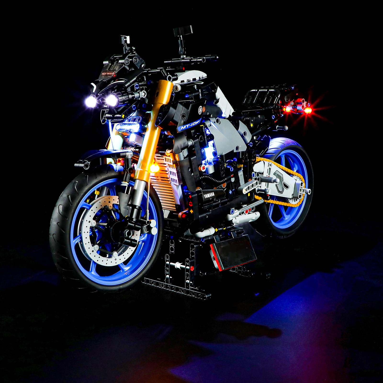 GEAMENT LED Light Kit Compatible with LEGO Yamaha MT-10 SP - Lighting set for Technic 42159 (Model Set Not Included)