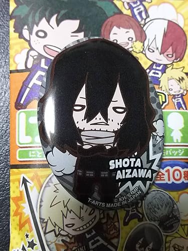 Amazon 僕のヒーローアカデミア 相澤消太 相澤 イレイザーヘッド ジャンプショップ限定 ヒロアカ にとたん 缶バッジ 体育祭 アニメ 萌えグッズ 通販