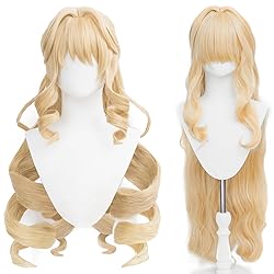 maysuwell Cosplay Wig for Anime Wigs Short Blonde