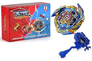 mlywd Bey Battling Tops Burst SuperKing, Bey Blade Launcher and Grip Battle Game Set Right Spin DB Layer System Gyro Toys Set Gifts for Kids Children Boys, B-163