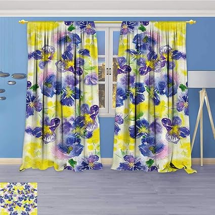 Amazon Com Flower Design Foil Printed Grommet Thermal Insulated