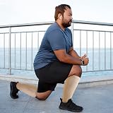PutuO Plus Size Compression Sock 20-30mmHg Beige 7XL Wide Calf Unisex view 5
