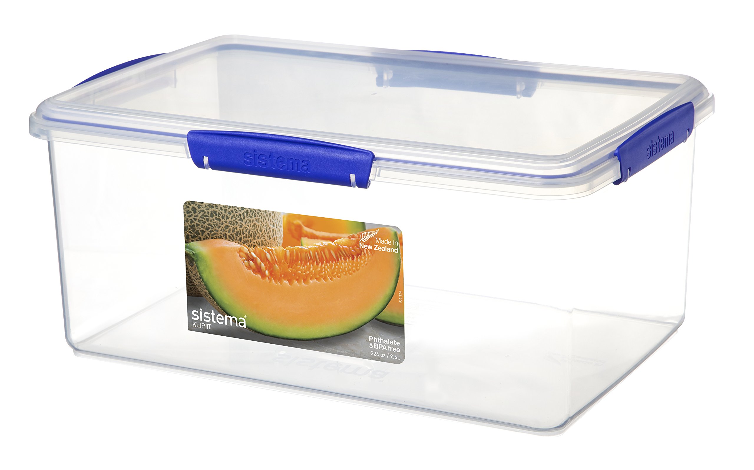 Sistema 1880 Storage Box, Plastic, 9.67 l, Light Blue, 16.00 x 36.00 x