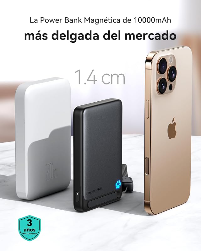 para o Power Bank MagSafe Qi2 de 15W, bateria portátil ultrafina de 10000mAh