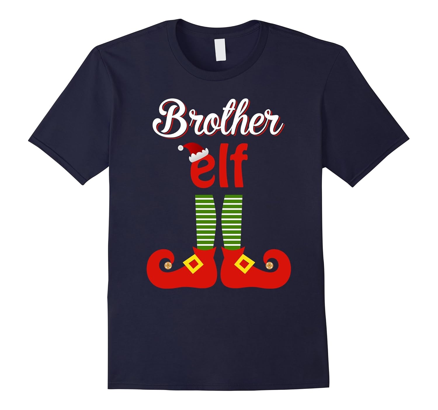 Brother Elf Funny Christmas TShirt Family Christmas Tee Gift-ANZ