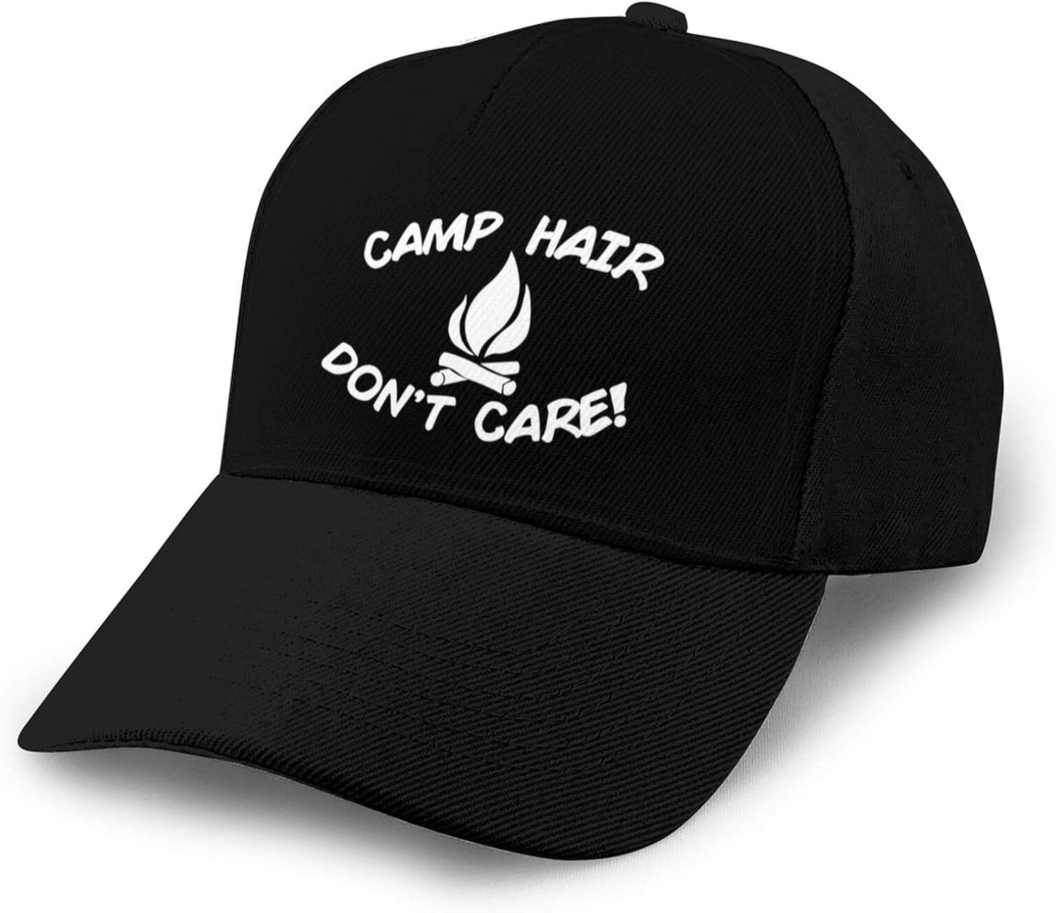 Camp Hair Dont Care Classic Baseball Cap Men Women Hats Adjustable