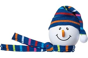 Tenna Tops Snowman Winter Hat & Scarf Car Antenna Topper/Auto Mirror Dangler/Cute Dashboard Accessory (Blue)