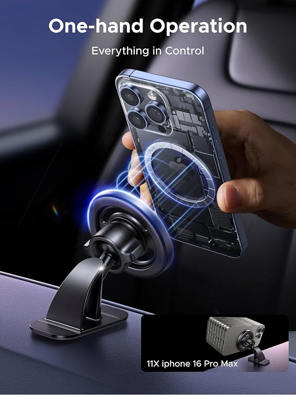 2 en 1 Support Téléphone Voiture Magnétique pour MagSafe