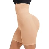 FeelinGirl Shapewear for Women Tummy Control High Waisted Light Shaping Butt Lifting Shapewear Shorts Body Shaper