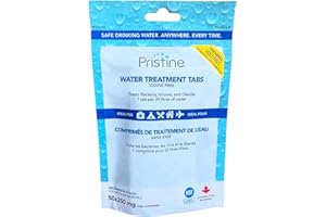 Pristine Water Treatment Tabs 167 mg, 50 Tablets, 1 tab = 20 litres of Water