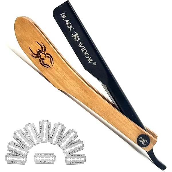スジャータ　BALDO PRO STAFF BLACK&CHARCOAL Amazon.com: Black Widow Professional Straight Razor for Barbers
