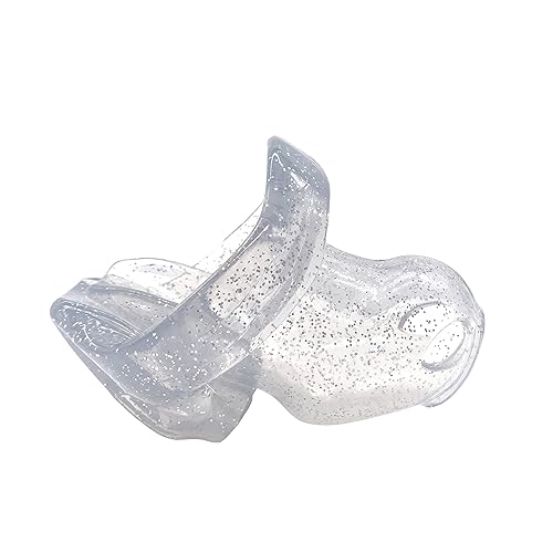 FYJENNICC HT-V4 Chastity Cage for Men | 5 Adjustable Wide Rings & 6 Colors  | Beginner-Friendly | Adult Sex Toy with Sizing Guide (Clear with Silver  Sparkles, Small) in Dubai - UAE | Whizz Chastity Devices