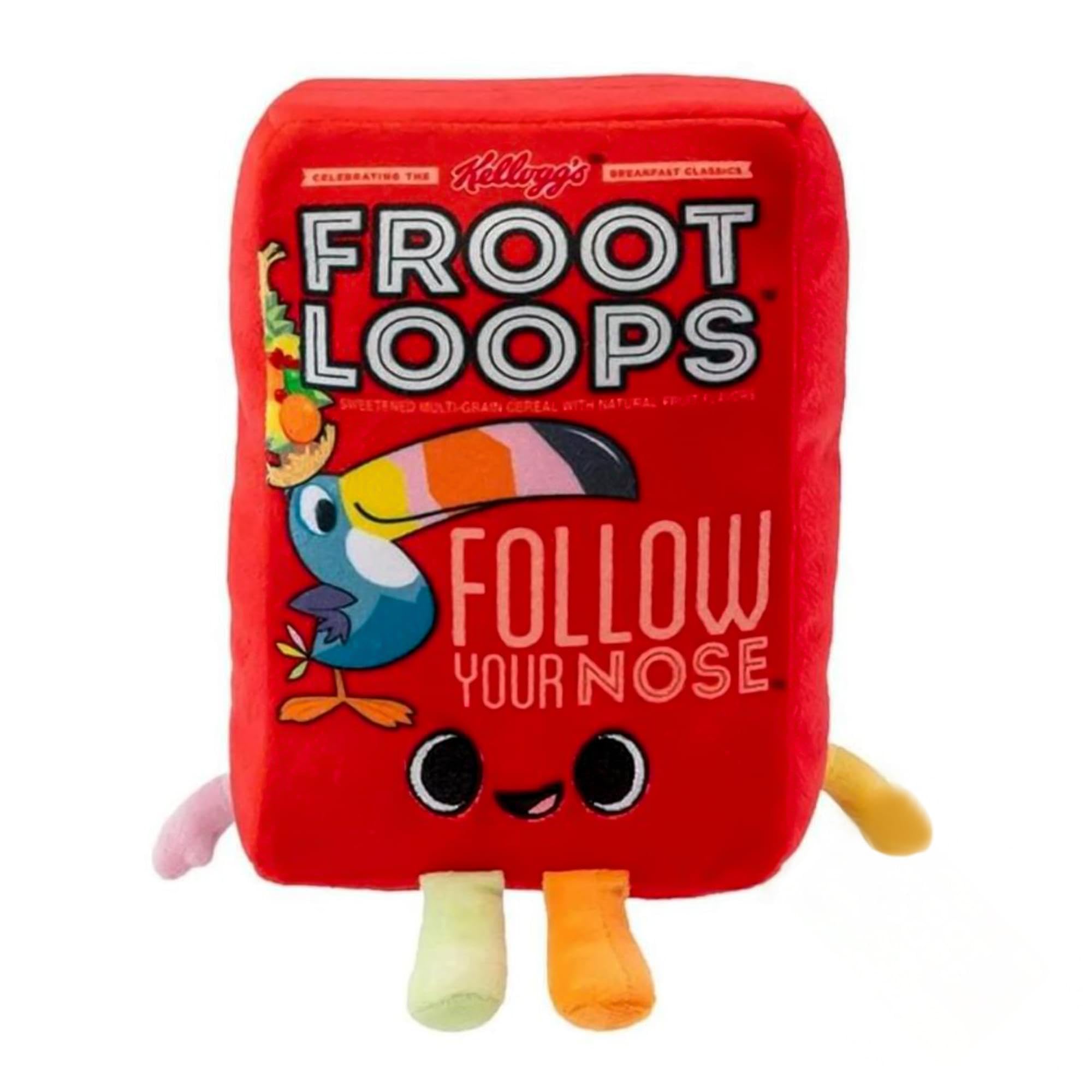 Funko Pop! Plush: Kelloggs - Froot Loops Cereal Box - Collectable Soft Toy - Birthday Gift Idea - Official Merchandise - Stuffed Plushie for Kids and Adults - Ideal for Ad Icons Fans and Girlfriends