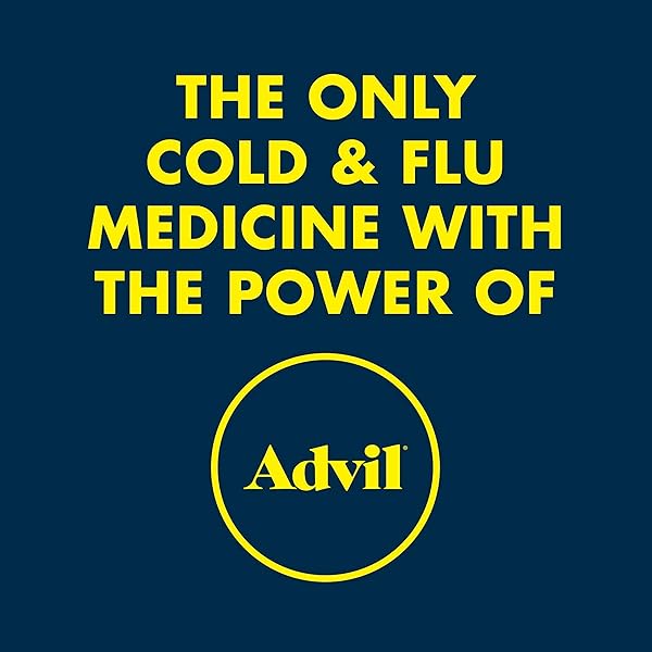 ADVIL MULTI SYMPTOM COLD AND FLU MEDICINE, COLD MEDICINE FOR ADULTS WITH IBUPROFEN, PHENYLEPHRINE HCL AND CHLORPHENIRAMINE MALEATE – 50 COATED TABLETS