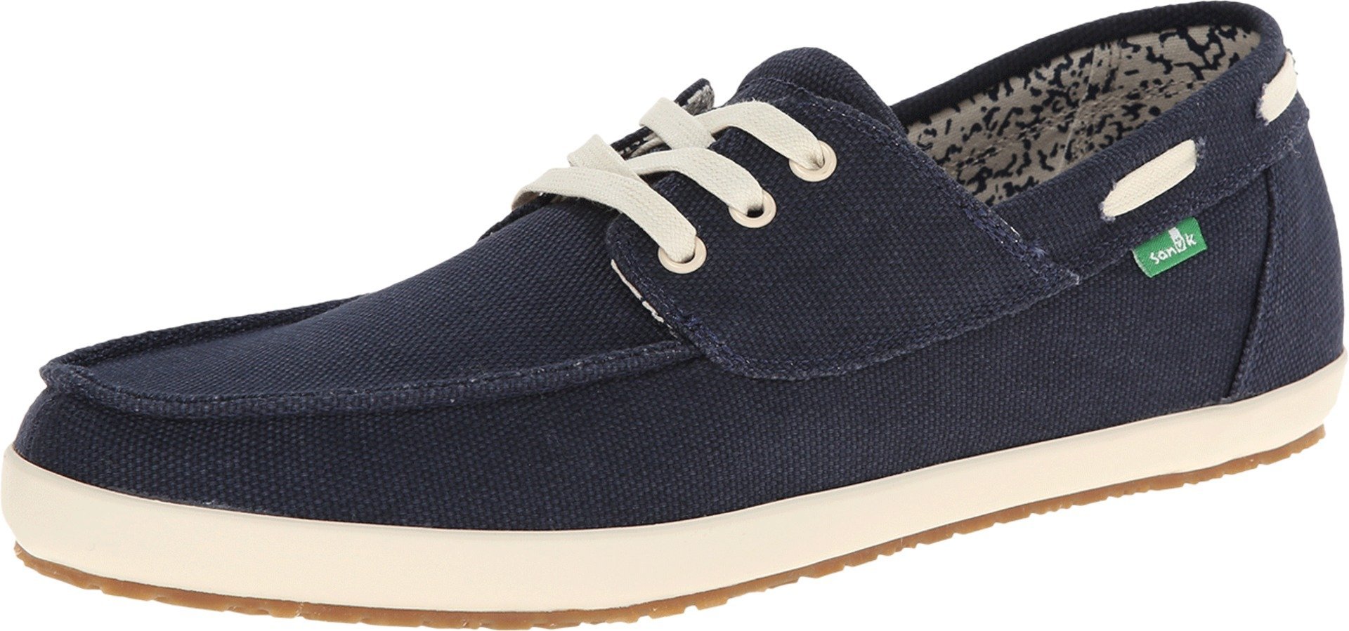 Sanuk Men's Casa Barco Boat Shoe, Navy 