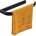BESy Brass Hand Towel Bar for Bathroom Oil Rubbed Bronze, Rustproof Wall Mounted Towel Rack Hanger Bathroom Hardware Accessories Towel Holder 12 Inch