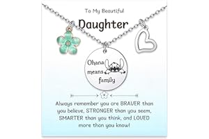 GINAZL To My Daughter Necklace Gifts （哦哈那项链）