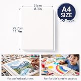 LUFEEMGA 60 Sheets A4 Watercolour Paper 300GSM 140 lb Cold-Pressed view 4