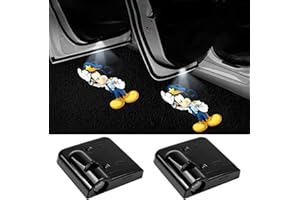 Akkya Car Door Lights Logo Projector Wireless LED HD Welcome Light, Cartoon Police Funny Cute Puddle Courtesy Automotive Lamp for Audi Toyota Chevy BMW Lexus Cadillac Jeep Ford Honda Hyundai