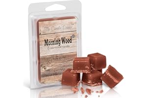 The Candle Daddy -Morning Wood- Cedarwood Vanilla Scented Wax Cubes - Maximum Scent Cedarwood Wax Melts - Candle Scent Melts- Enjoy Candle Ambience Without Flame Soot - 1 Pack - 6 Cubes- 2 oz