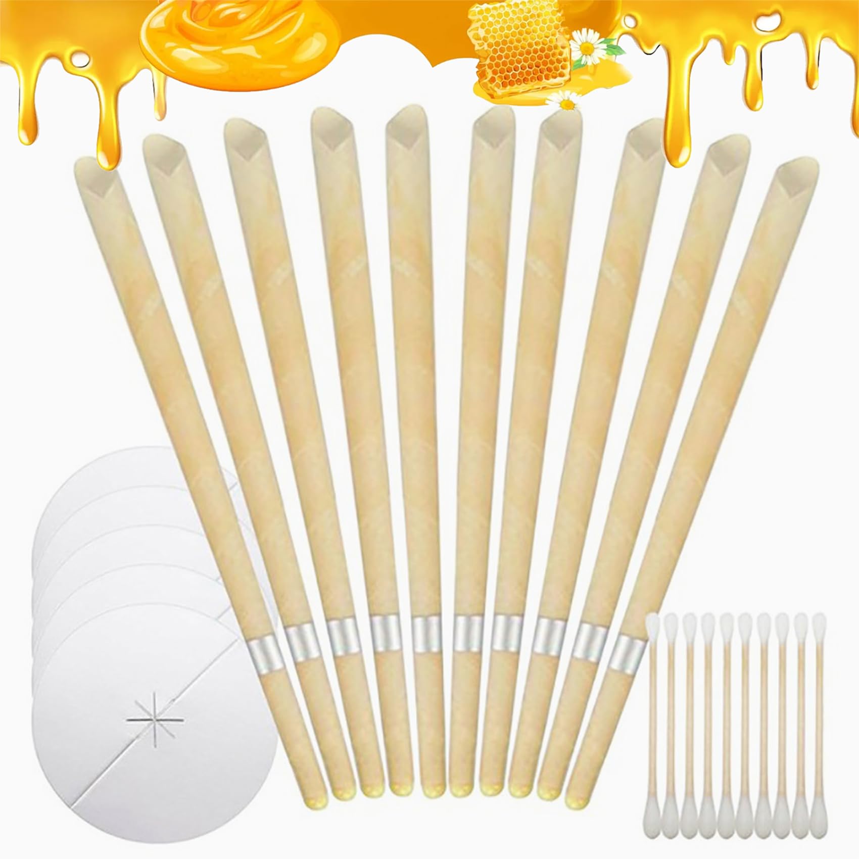 Photo 1 of 10 Set Family Travel Ear Wax Removal Kit,Ear Cleaner Wax Removal Kit,with Cotton Swabs and Storage Case, for Men and Women