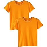 Family Feeling Boys Short Sleeve Summer Crewneck Kids T-Shirts Top Girls 2-Piece Tee