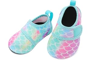 L-RUN Baby Water Shoes Barefoot Walking Shoes Infant Aqua Sock Swim Shoes for Beach Pool Sand Babies First Walker Shoes
