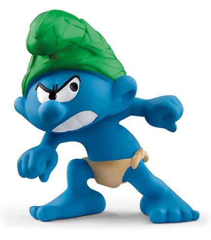 Amazon.com: Puppy Collection Figurine The Smurfs, The Wild Smurf