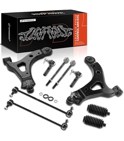 Front Lower Control Arm Kit For 05-09 Chevy Uplander, Buick Terraza, Saturn Relay FWD - Includes Tie Rods